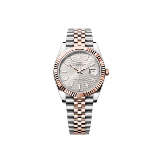 Rolex Datejust 41mm 126331 Fluted Motif Everose Gold Jubilee