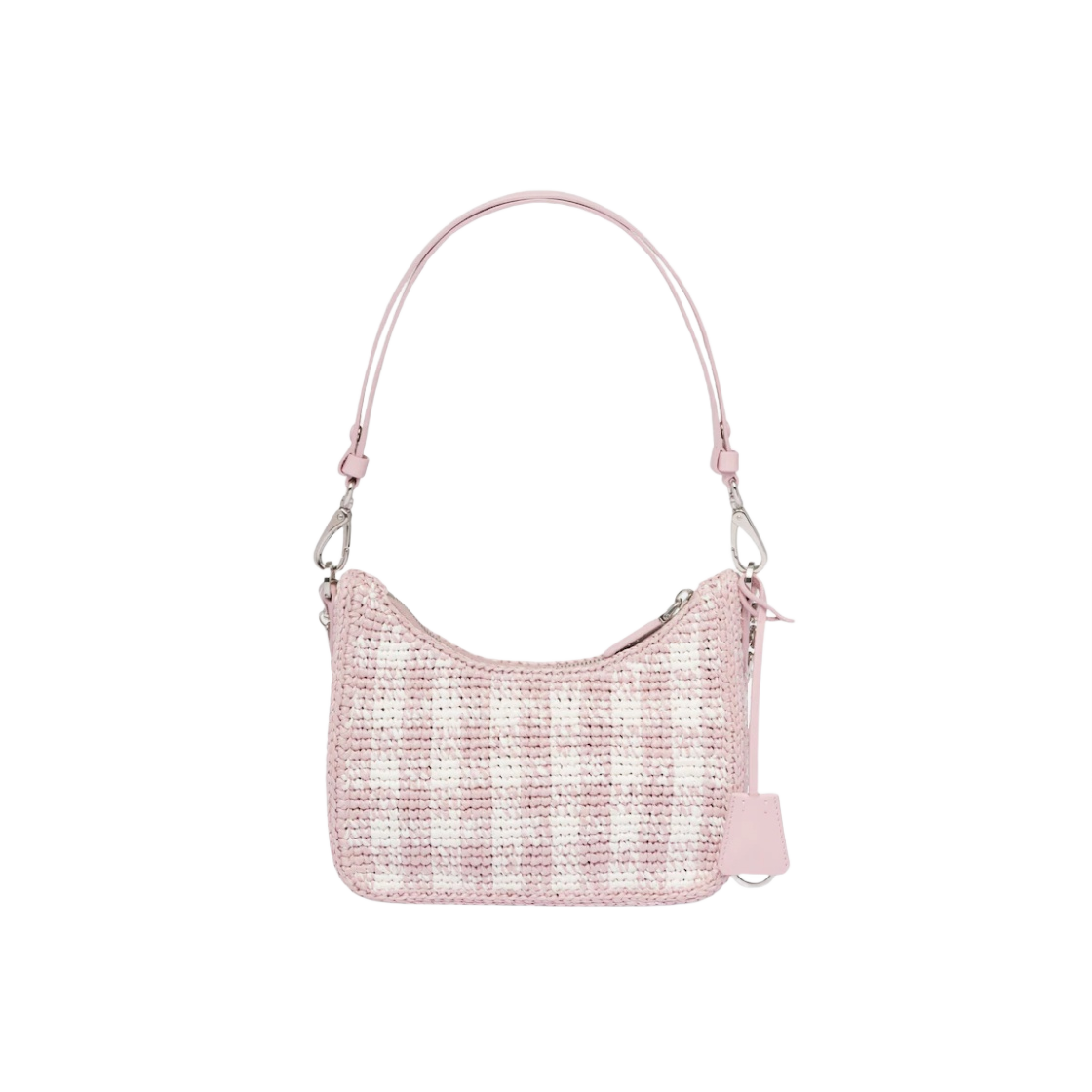 프라다 리에디션 크로쉐 미니백 앨러배스터 핑크(Prada Re-Edition Crochet Mini Bag Alabaster Pink) - 2