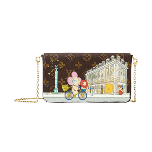 Louis Vuitton Felicie Pochette Monogram Pink