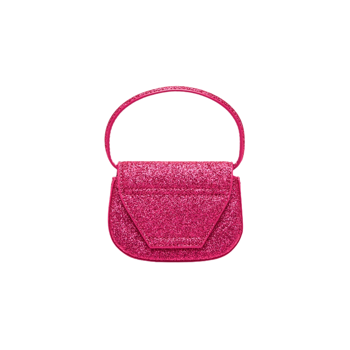 디젤 1DR XS 글리터 패브릭 백 핫 핑크(Diesel 1DR XS Bag in Glitter Fabric Hot Pink) - 2
