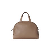 The Row Bowling Bag Two in Leather Sepia