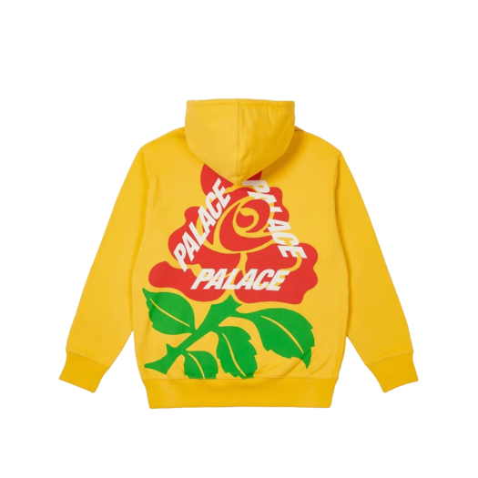 Palace English Rose Hood Yellow - 22SS