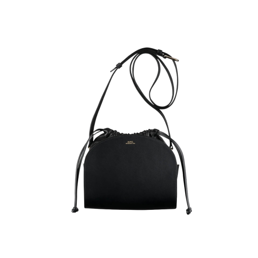 A.P.C. Demi-Lune Pochon Mini Bag Black