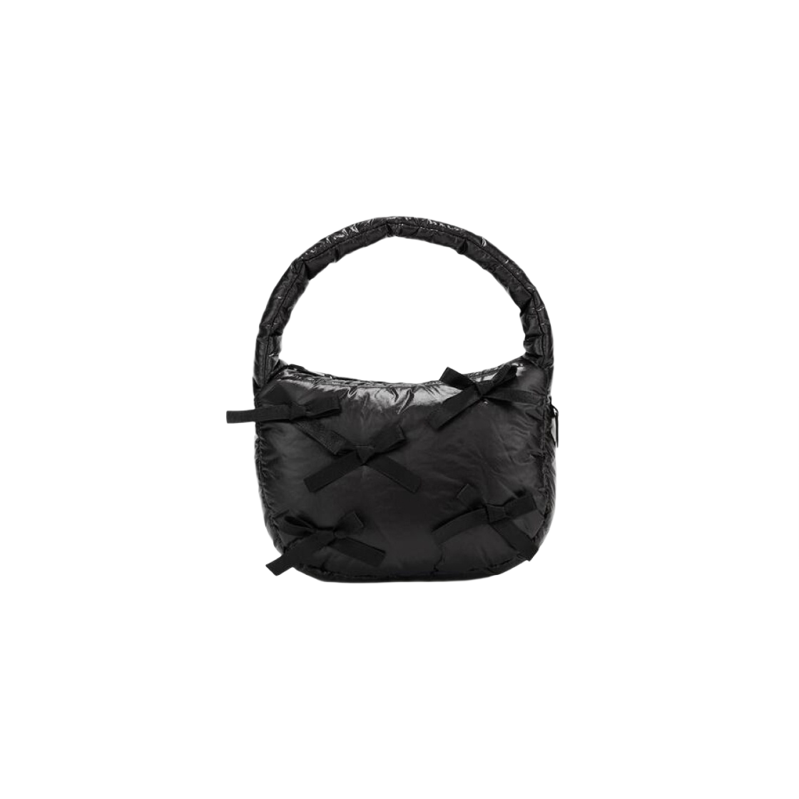 다이닛 리본 클라우드 미니 토트 백 블랙(Deinet Ribbon Cloud Mini Tote Bag in Black)