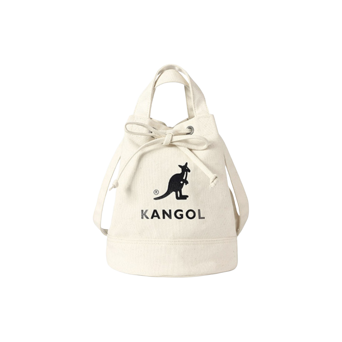 캉골 앨리스 캔버스 버킷백 3738 아이보리(Kangol Alice Canvas Bucket Bag 3738 Ivory)