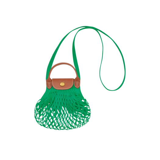 Longchamp Le Pliage Filet Crossbody Bag XS Green