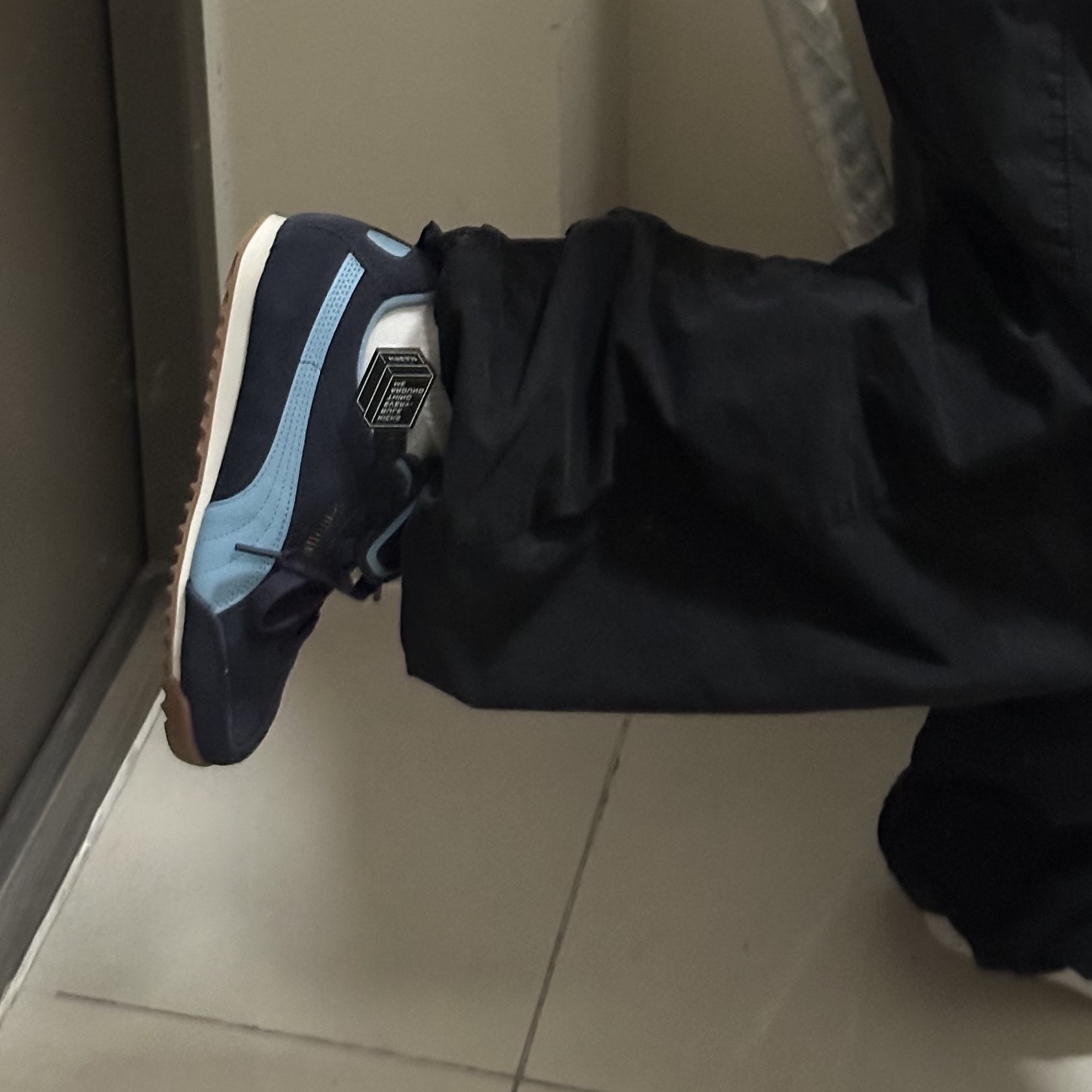 Puma x Noah Arizona New Navy Dusty Aqua 착용 스타일 - 1