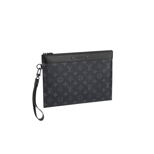 Louis Vuitton Pochette To Go Monogram Eclipse Black