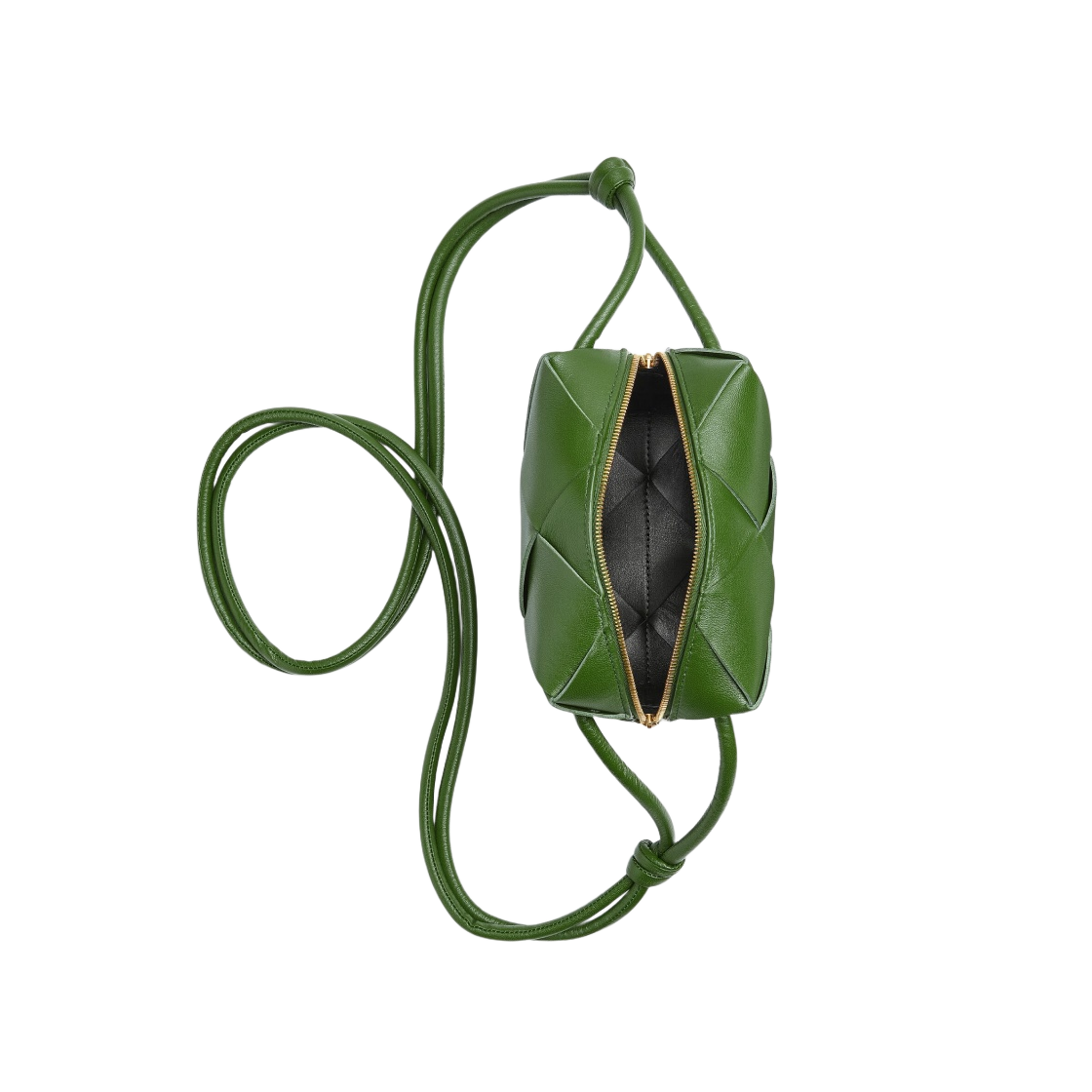 보테가 베네타 미니 카세트 카메라 백 아보카도(Bottega Veneta Mini Cassette Camera Bag Avocado) - 3