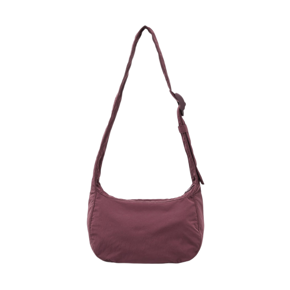 코스 나일론 크로스바디 새들백 다크 버건디(COS Nylon Crossbody Saddle Bag Dark Burgundy)