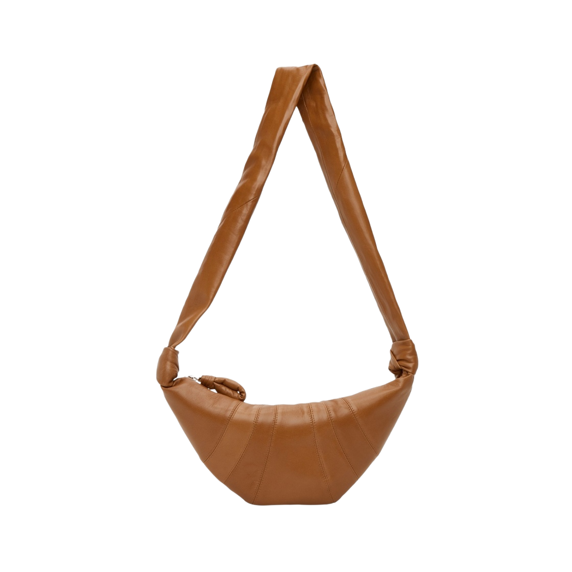 BG253-LL095-453 Lemaire Small Croissant Bag Soft Nappa Leather Safari Brown - Ssense Exclusive - 대표 이미지 #1