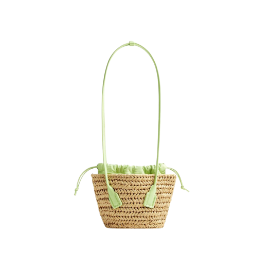Bottega Veneta Small Arco Basket Natural Fennel
