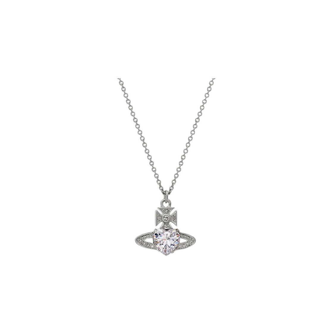 6302038Y-02P169 Vivienne Westwood Ariella Pendant Platinum - 대표 이미지 #1