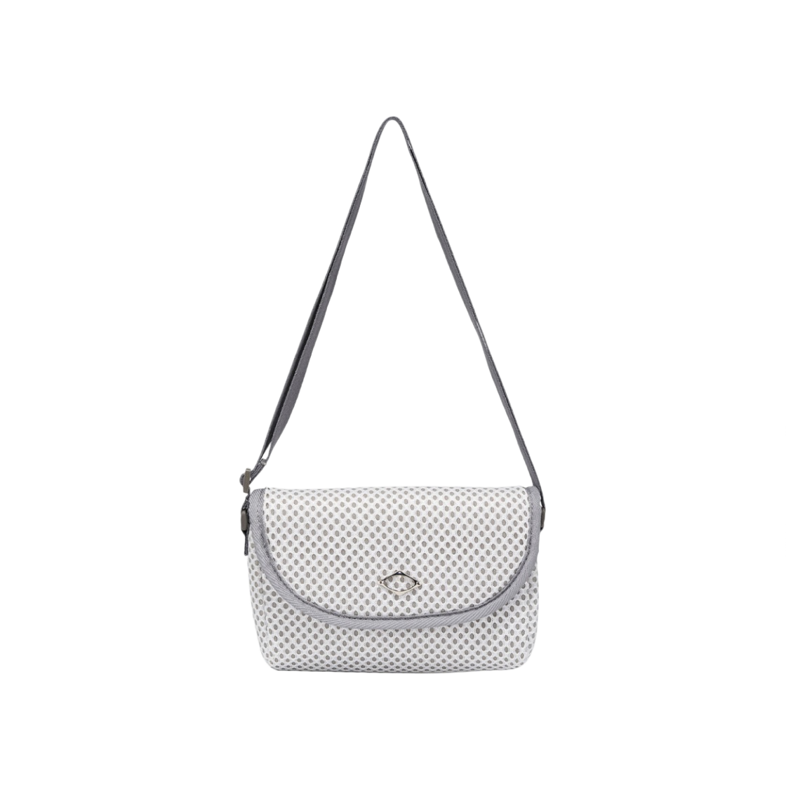 미스치프 쿠션 미니 크로스백 라이트 그레이
