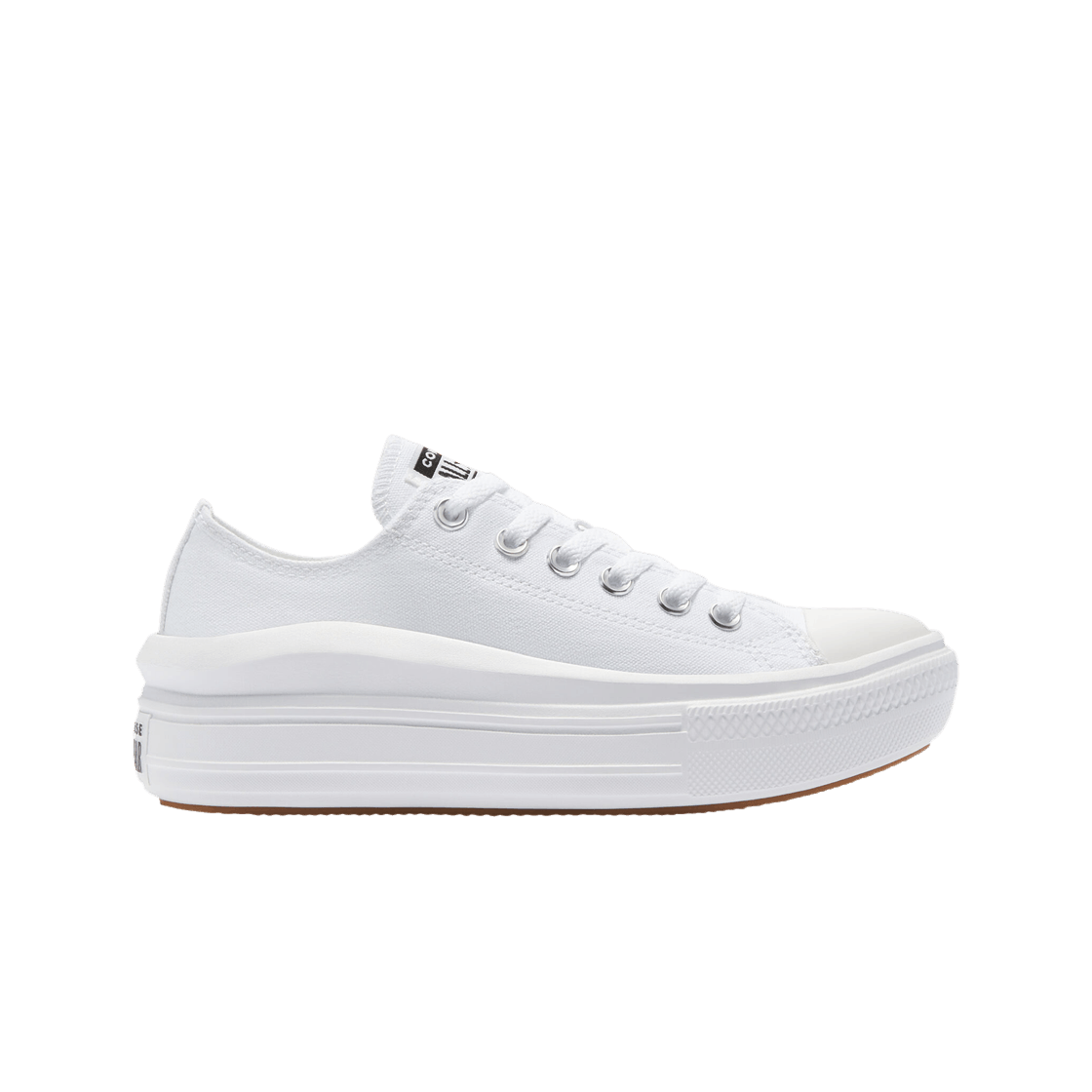 (W) Converse Chuck Taylor All Star Move Ox White