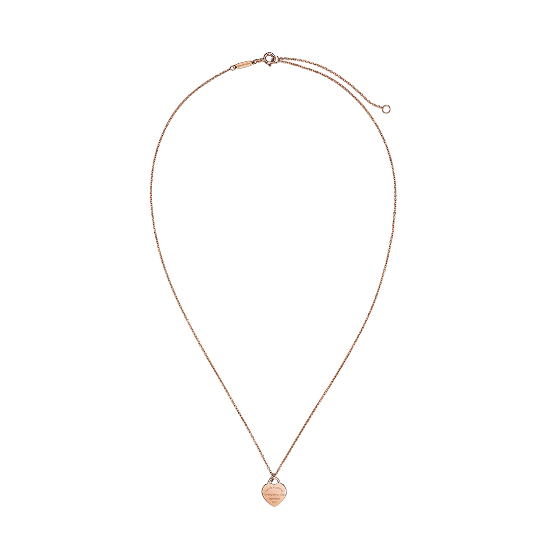 72975138 Tiffany & Co. Return To Tiffany Heart Tag Pendant Mini Rose Gold - 대표 이미지 #1