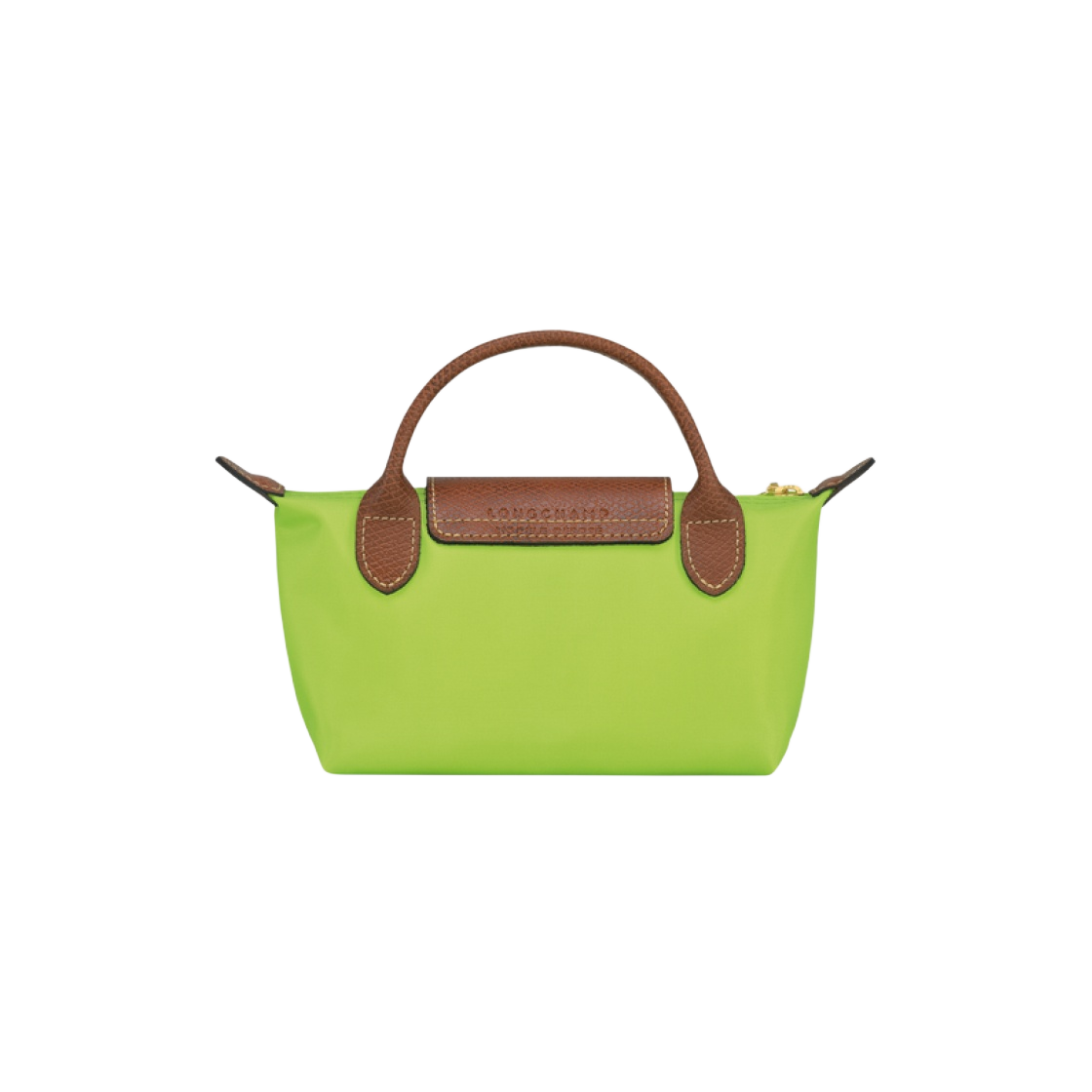 34175089355 Longchamp Le Pliage Original Handle Pouch Green - #3