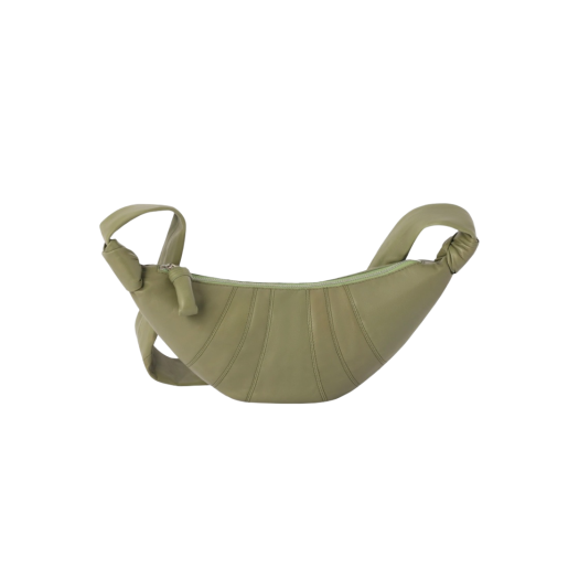 Lemaire Small Croissant Bag Soft Nappa Leather Hedge Green