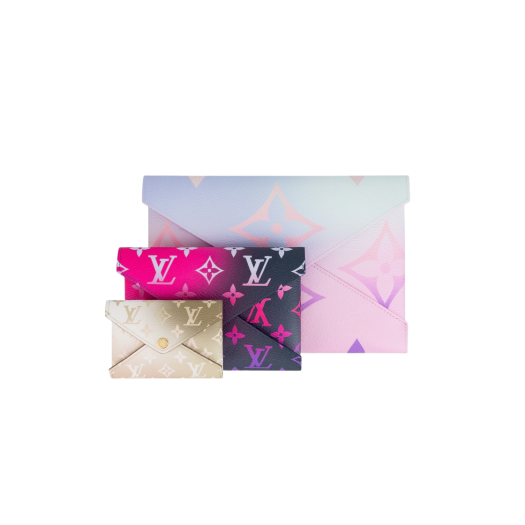 Louis Vuitton Monogram Kirigami Pochette Sunrise Pastel Midnight Fuchsia Sunset Khaki