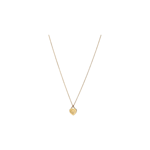 Tiffany & Co. Return to Tiffany Mini Heart Tag Pendant Yellow Gold