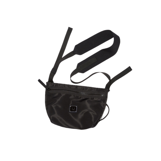 Acne Studios Crossbody Face Bag Black
