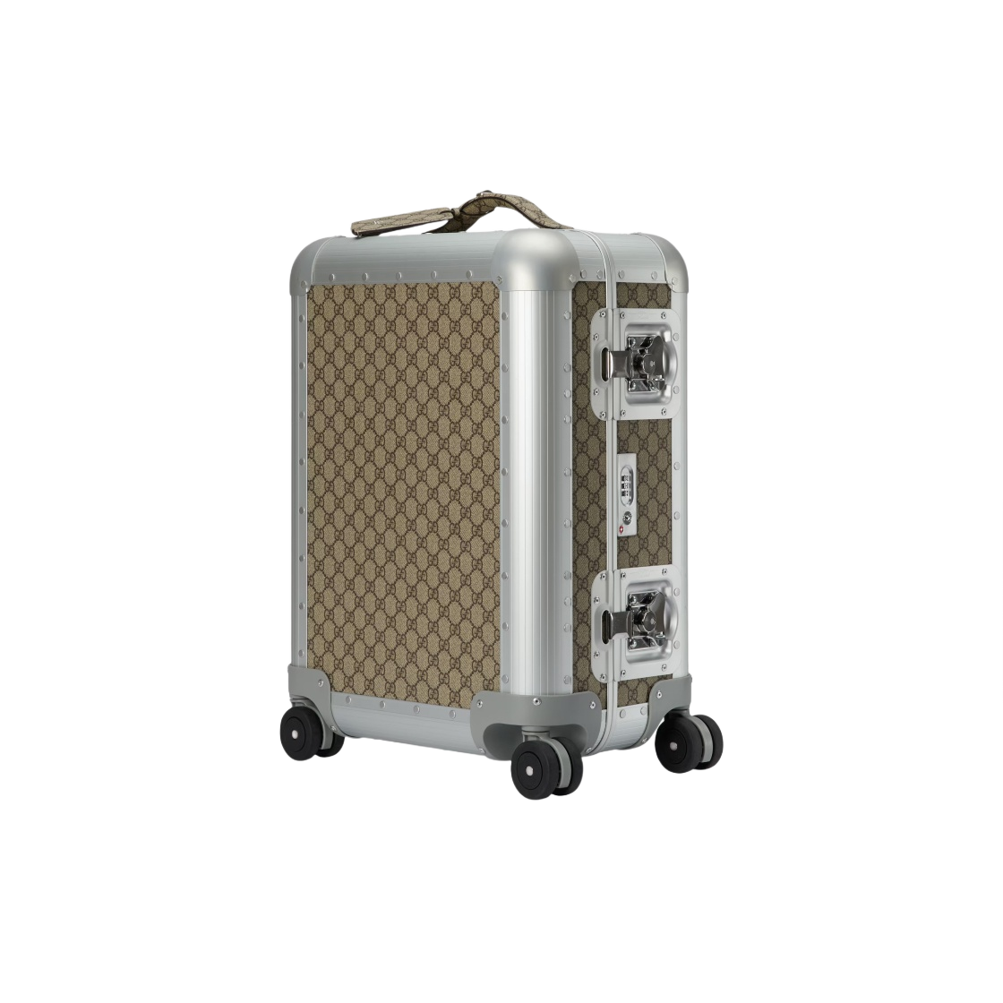 구찌 포터 캐빈 플러스 트롤리 GG 슈프림 캔버스 베이지 에보니(Gucci Porter Cabin Plus Trolley GG Supreme Canvas Beige Ebony) - 2