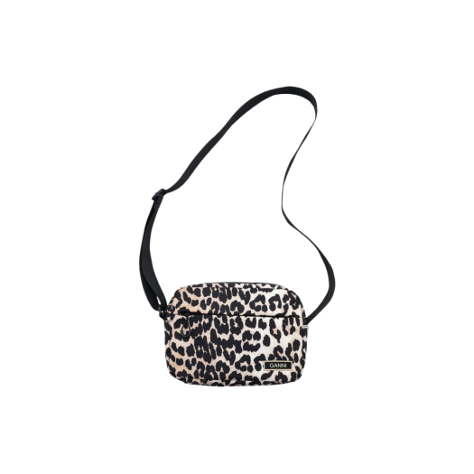 Ganni Tech Festival Bag Leopard