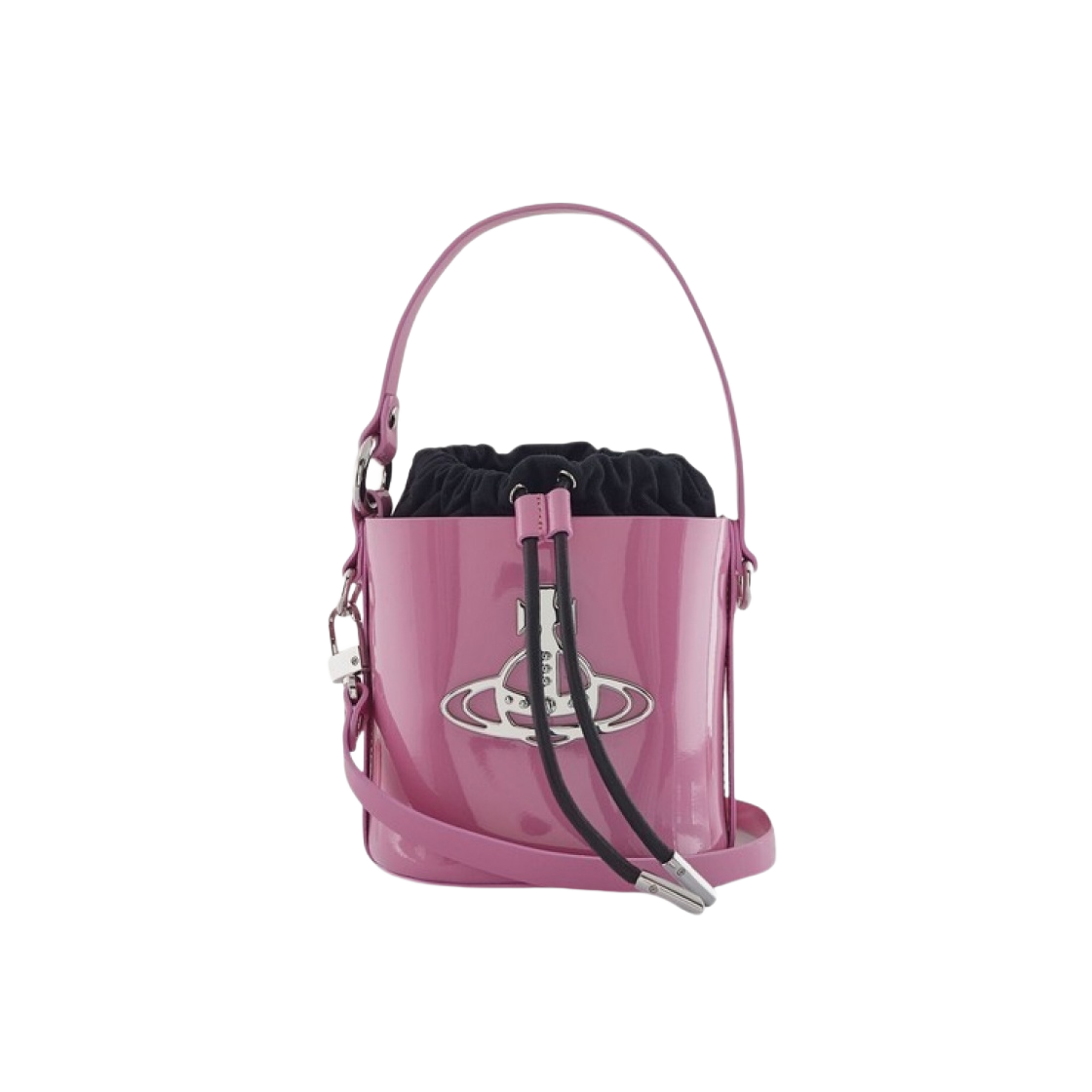 비비안 웨스트우드 데이지 스몰 드로우스트링 버킷백 핑크