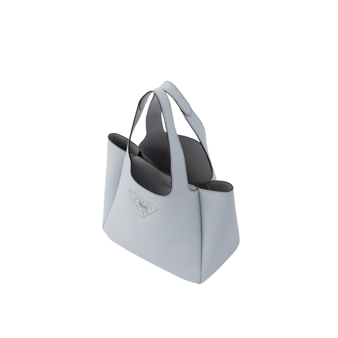 프라다 레더 토트백 콘플라워(Prada Leather Tote Bag Cornflower) - 2