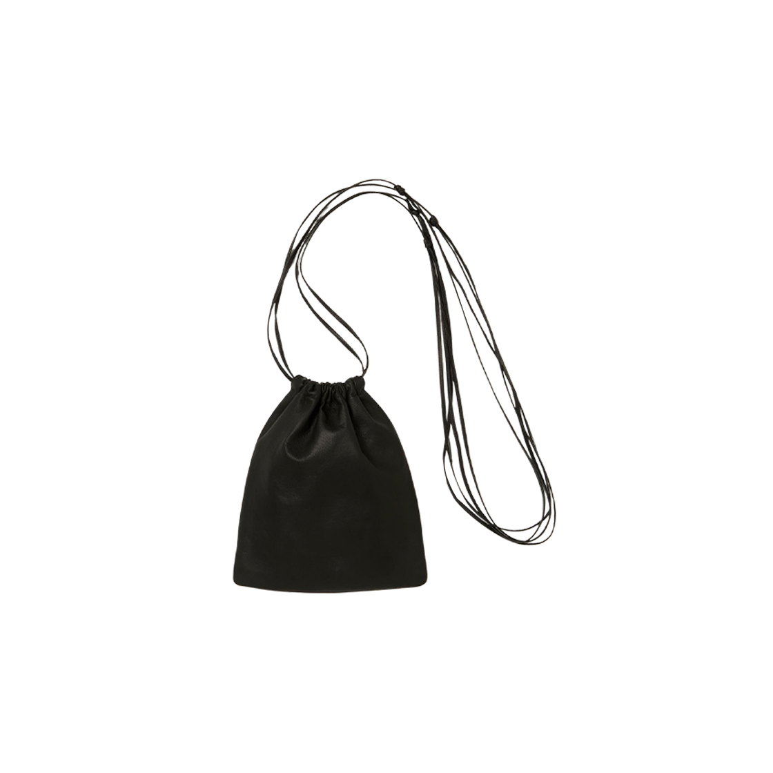 バッグ AURALEE LEATHER SQUARE STRING POUC LEATHER SQUARE STRING POUCH #BLACK [A23AB03AE] – ciacura