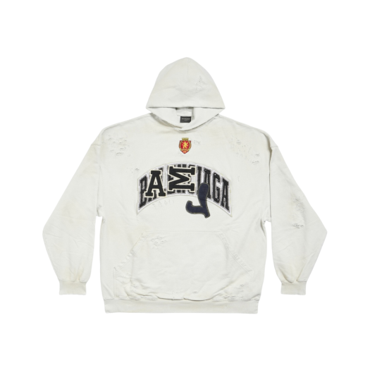 Balenciaga Skater Hoodie Oversized White