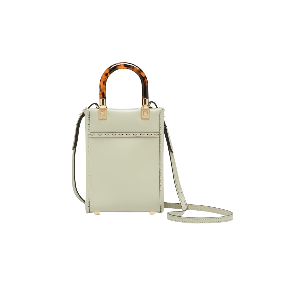 펜디 미니 선샤인 쇼퍼 레더 백 그린(Fendi Mini Sunshine Shopper Leather Bag Green) - 3