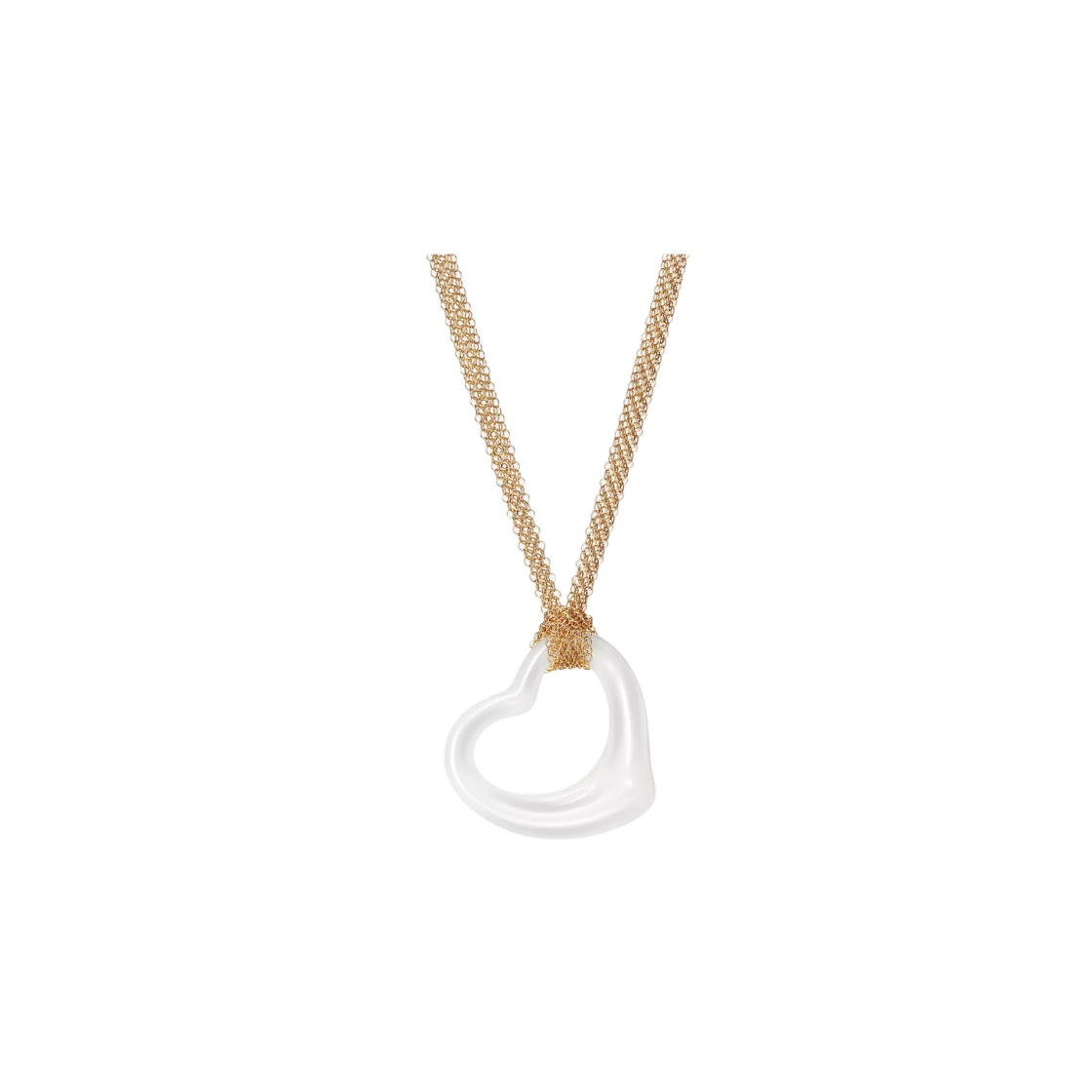 61100792 Tiffany & Co. Elsa Peretti Open Heart Pendant Gold - 대표 이미지 #1