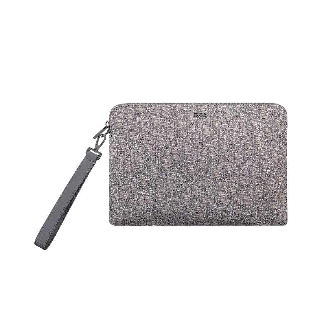 디올 파우치 루테늄 컬러드 디올 오블리크 자카드(Dior Pouch Ruthenium Colored Dior Oblique Jacquard) - 1