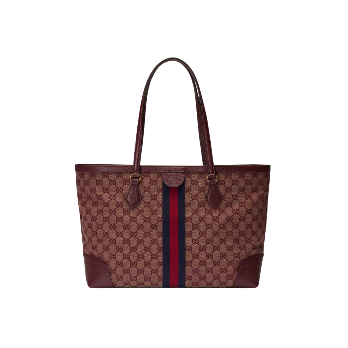 631685-9Y9MG-9864 Gucci Ophidia Medium Tote With Web Burgundy - #2