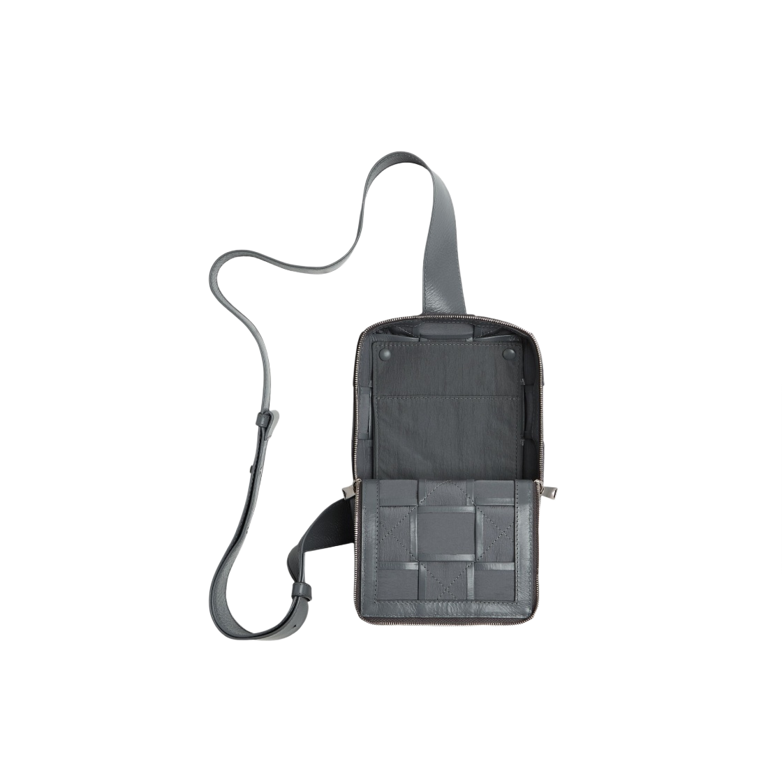 보테가 베네타 미니 슬링 카세트백 썬더(Bottega Veneta Mini Sling Cassette Thunder) - 3