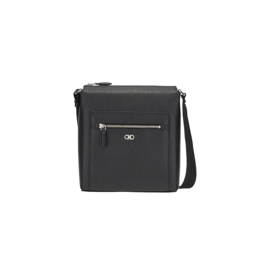 Ferragamo Gancini Crossbody Bag Black