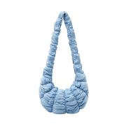 COS Ripple Crossbody Bag Light Blue