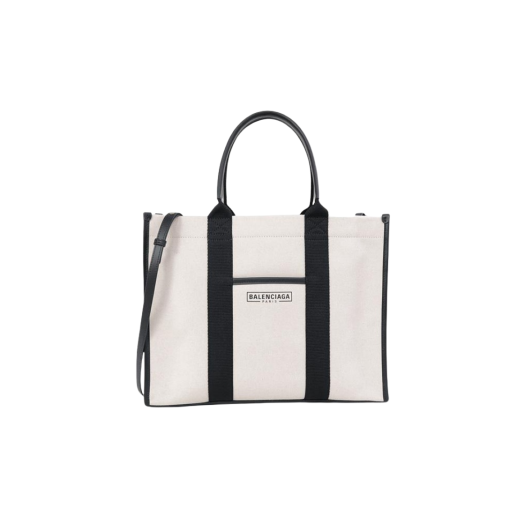 Balenciaga Canvas Hardware Tote Bag Natural