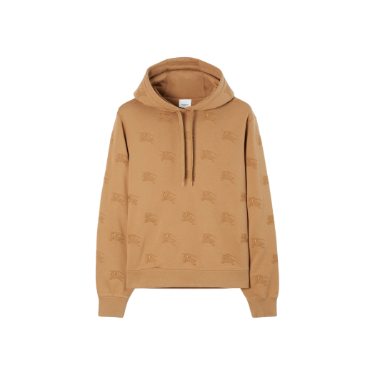 (W) Burberry EKD Cotton Hoodie Camel
