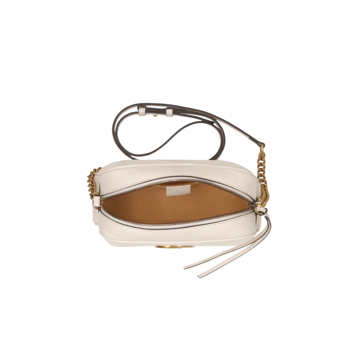 구찌 GG 마몽 마틀라세 스몰 체인 숄더백 화이트(Gucci GG Marmont Matelasse Small Chain Shoulder Bag White) - 3