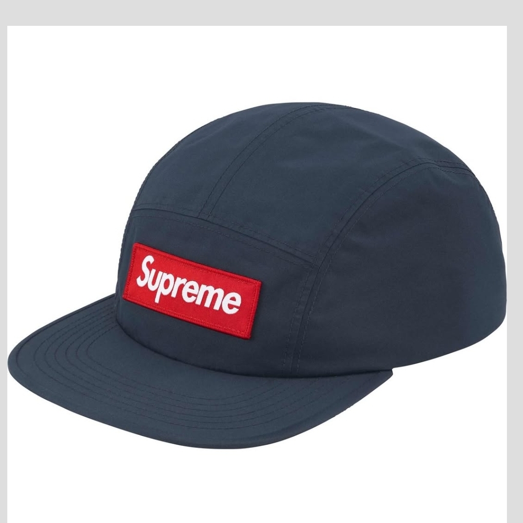 Supreme Gore-Tex Camp Cap Navy - 25SS, Supreme Gore-Tex Camp Cap Black - 25SS 착용 스타일 - 2