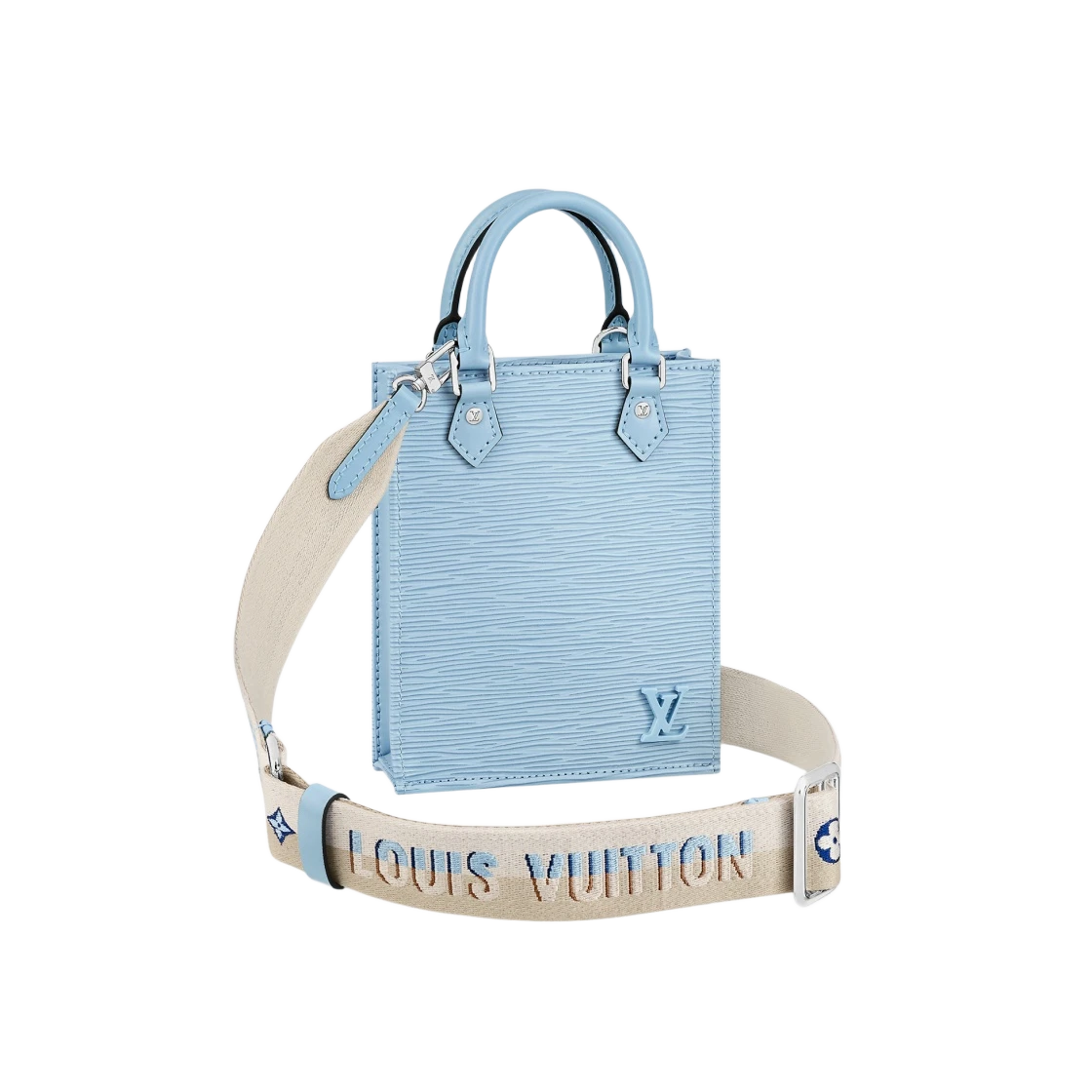 루이비통 쁘띠 삭 플라 에피 블루 뉘아쥬 | Louis Vuitton | KREAM Louis Vuitton Petit Sac Plat Epi Bleu Nuage