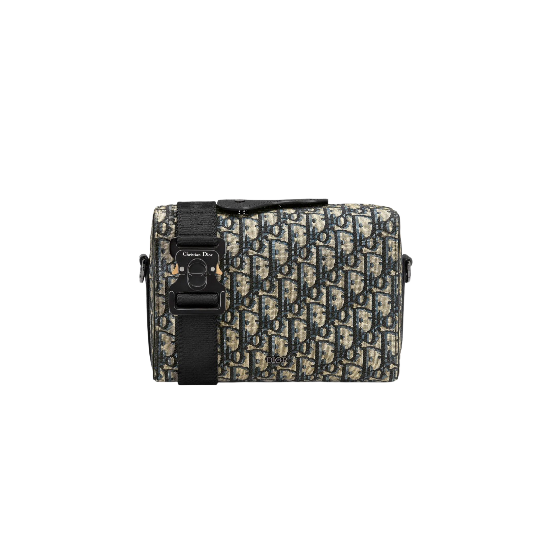디올 링고 파우치 베이지 블랙 디올 오블리크 자카드 블랙 그레인드 카프스킨(Dior Lingot Pouch Beige Black Dior Oblique Jacquard Black Grained Calfskin) - 1