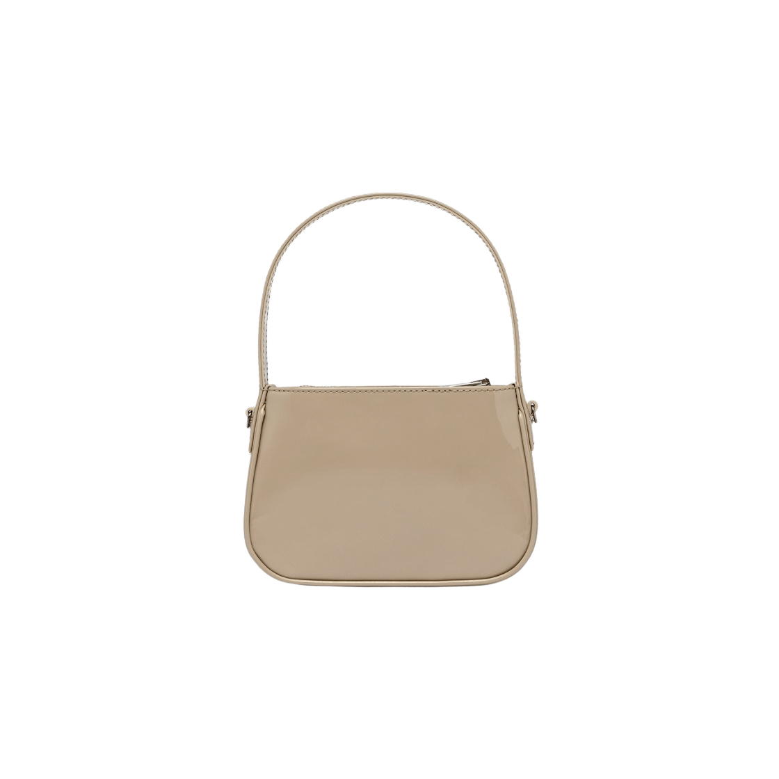 블루마린 로고 페이턴트 미니백 베이지(Blumarine Logo Patent Mini Bag Beige) - 3