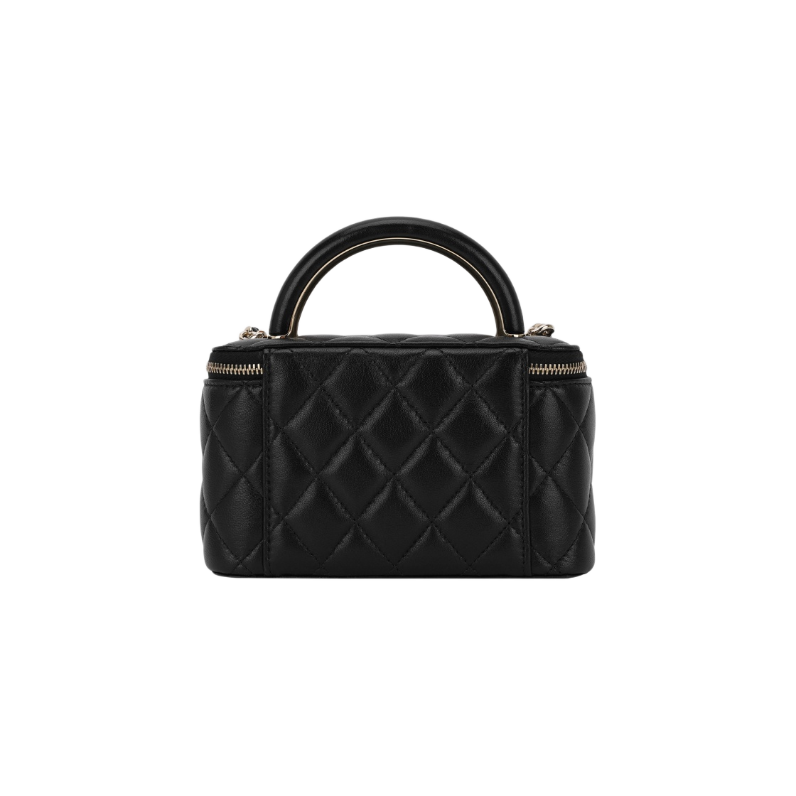 AP2846-B08461-94305 Chanel Vanity With Chain Lambskin & Gold Black - #2