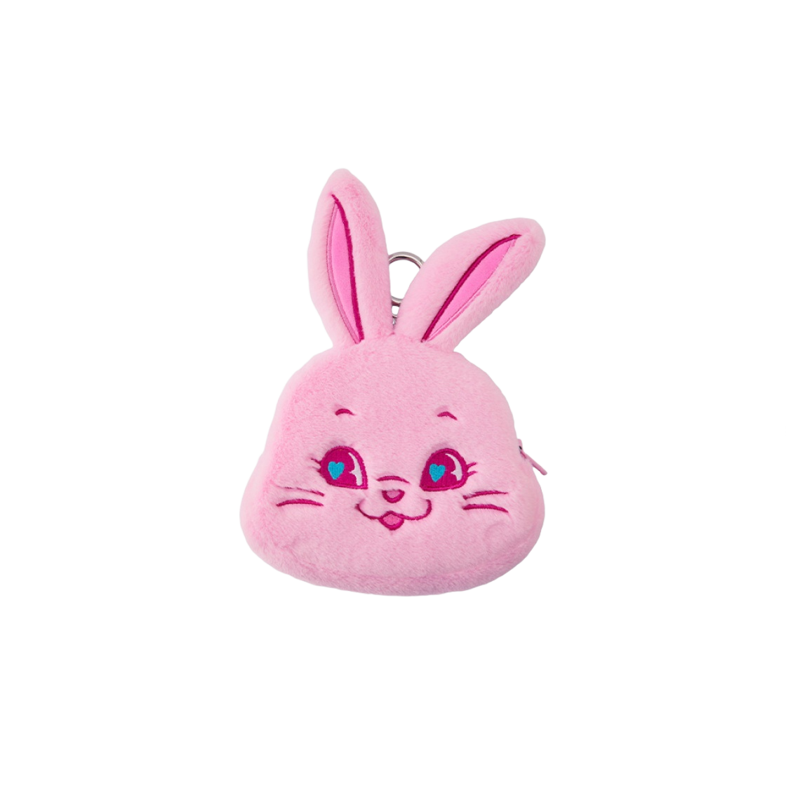 뉴진스 토끼 플러시 얼굴 파우치 핑크(NewJeans Tokki Plush Pouch Pink)