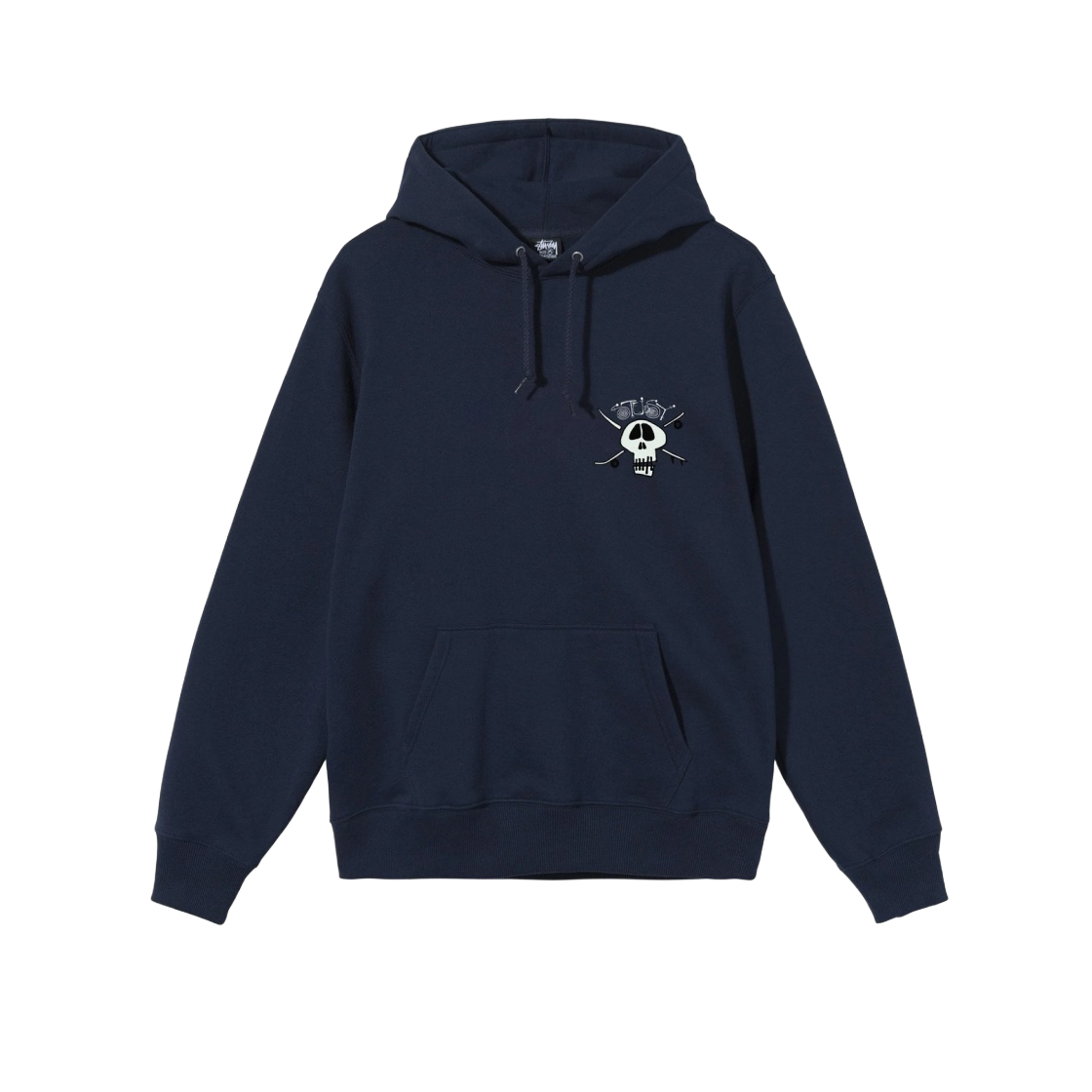 1924746 Stussy Surf Skate Skull Hoodie Navy - #2