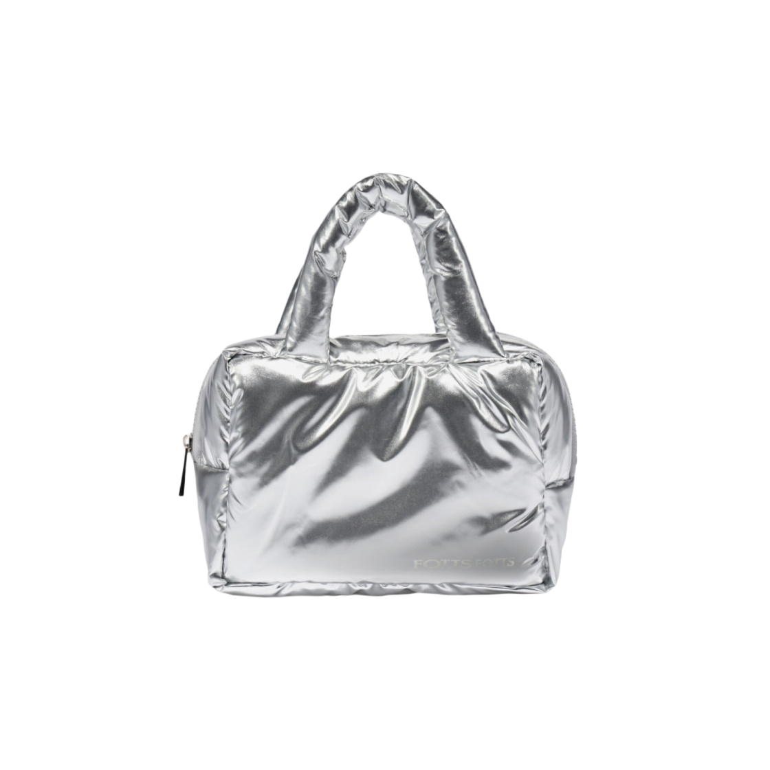 포츠포츠 퍼퍼 백 미니 실버(Fottsfotts Puffer Bag Mini Silver)