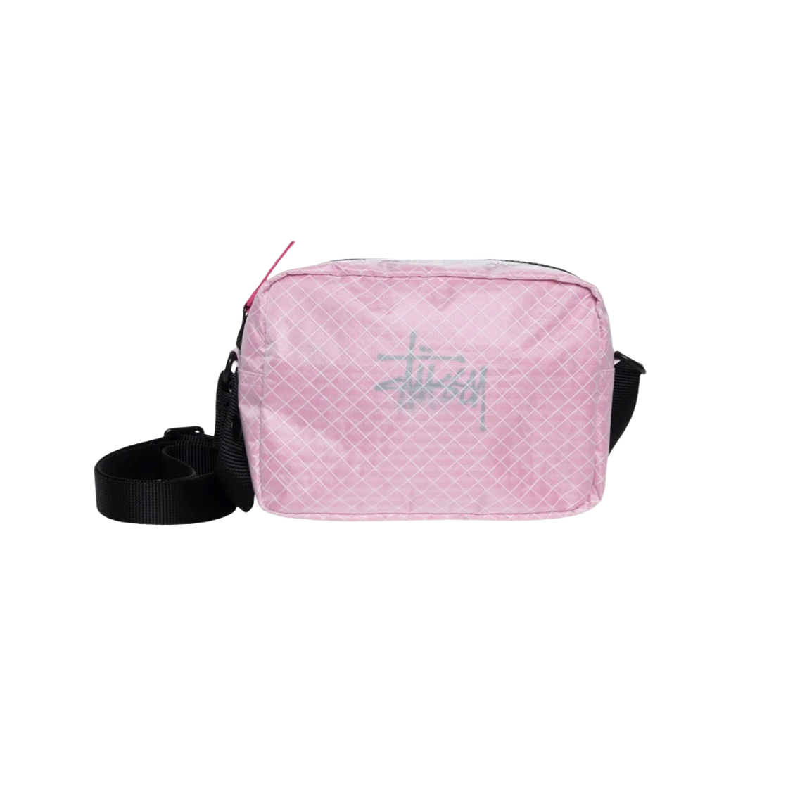 스투시 립스탑 오버레이 사이드 파우치 핫 핑크 | Stussy | KREAM